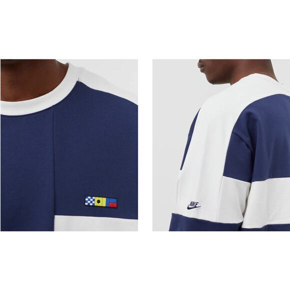 (S/M) Nike NSW Reissue French Terry Crewneck Midnight Navy RARE - Picture 4 of 12